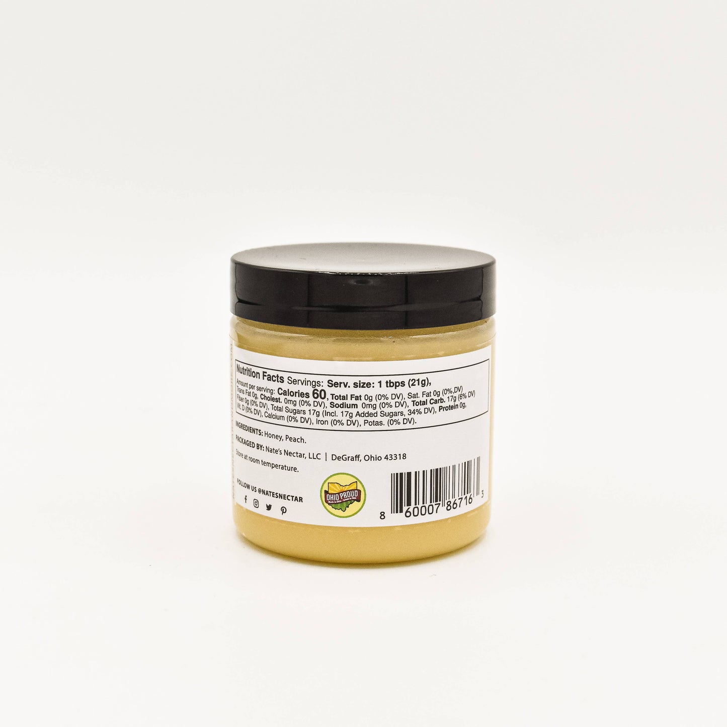 Peach Creamed Honey