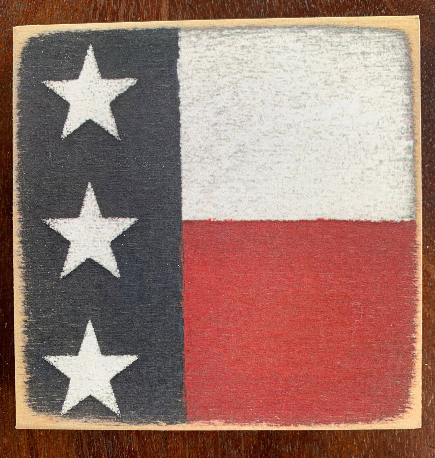 Three Stars Flag | Home Decor | Wooden