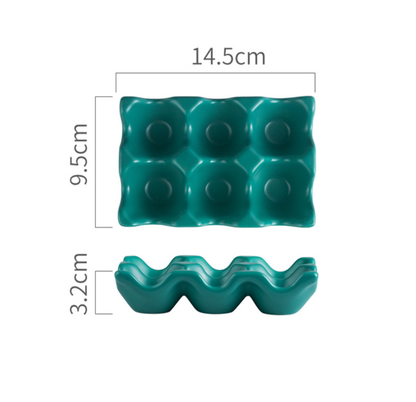 Ceramic 6 Grids Egg Holder