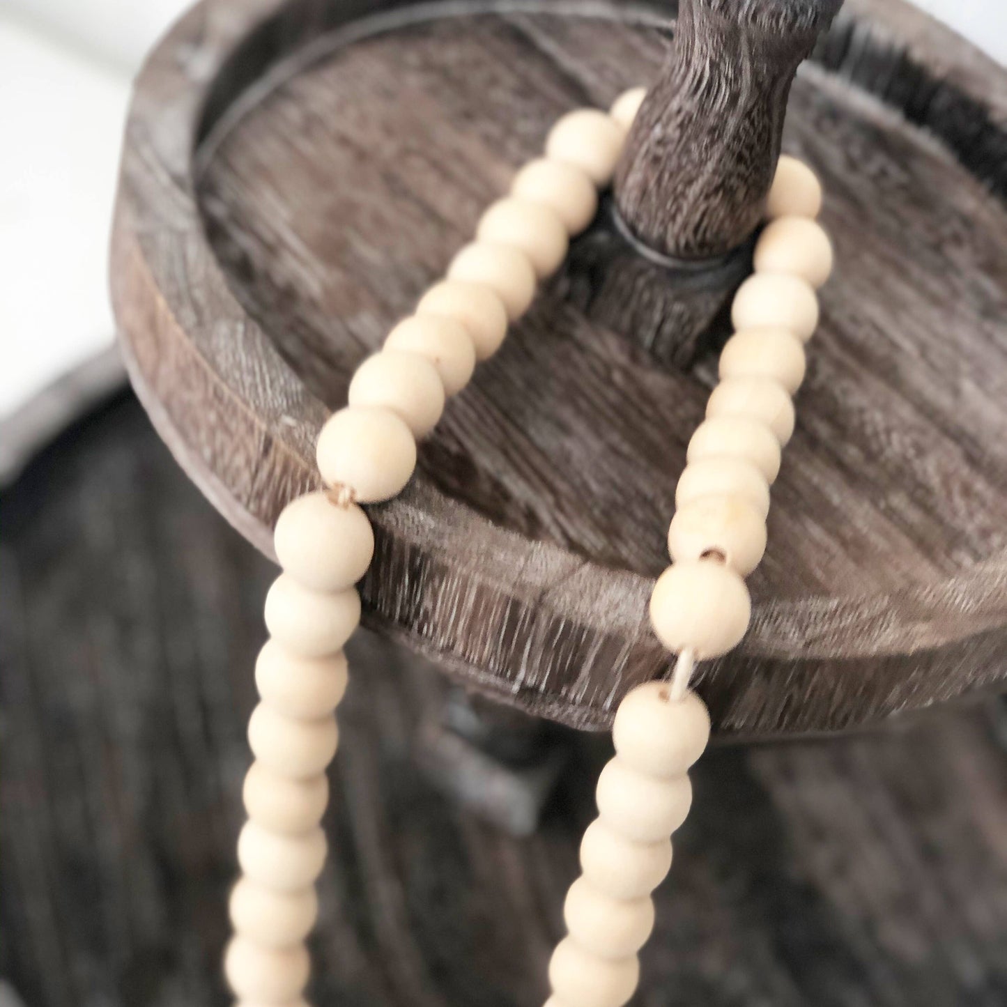 Wood Bead Garlands - classic colors and shapes