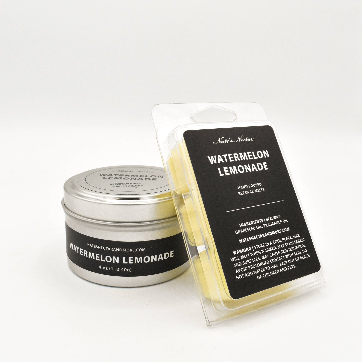 Watermelon Lemonade Beeswax Candle