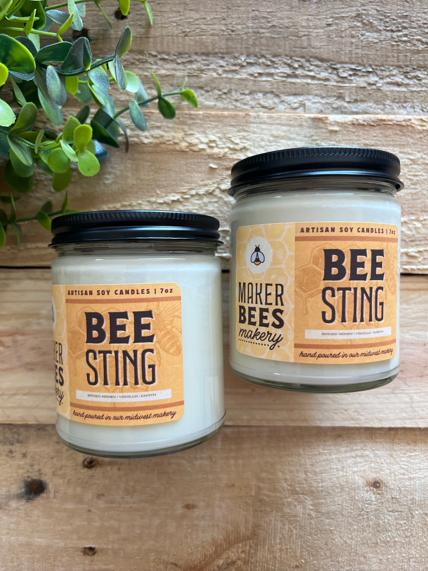 Bee Sting Artisan Soy Candles| 7 oz