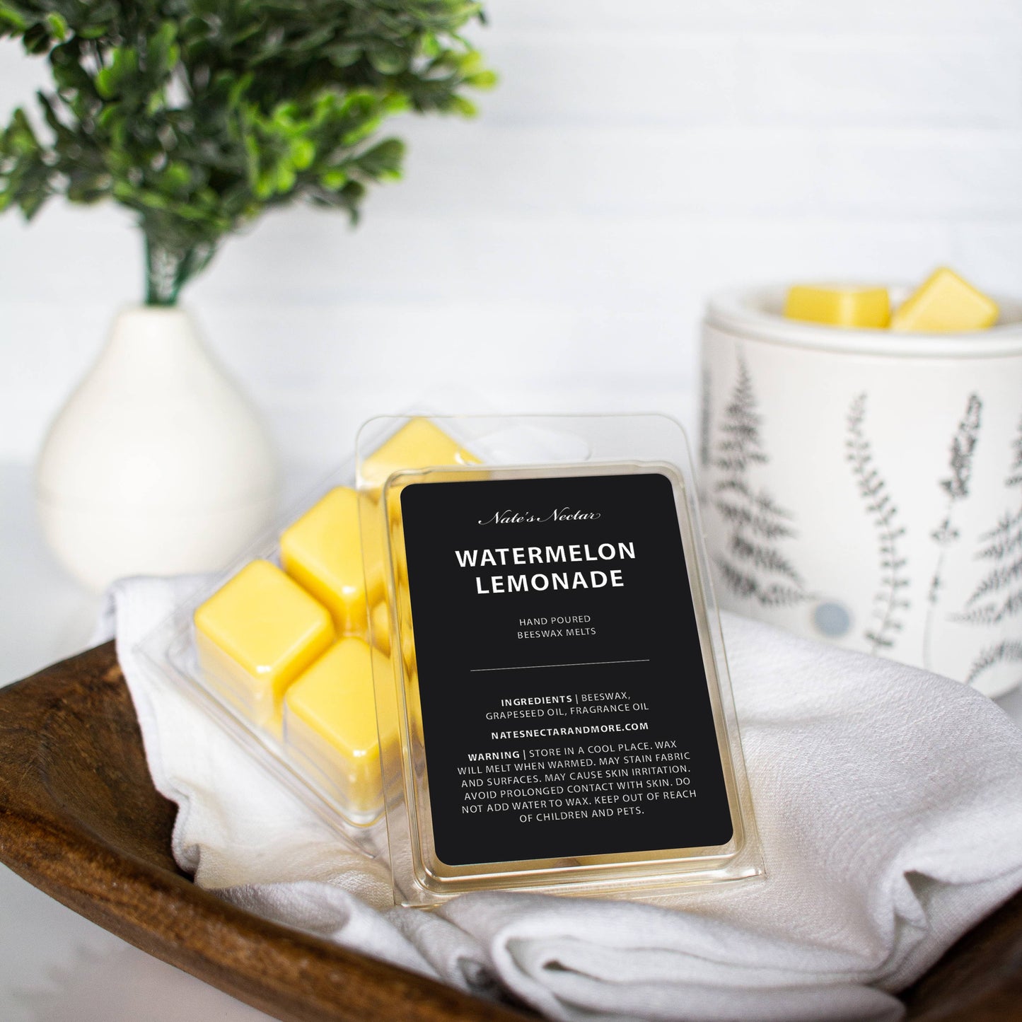 Watermelon Lemonade Beeswax Candle