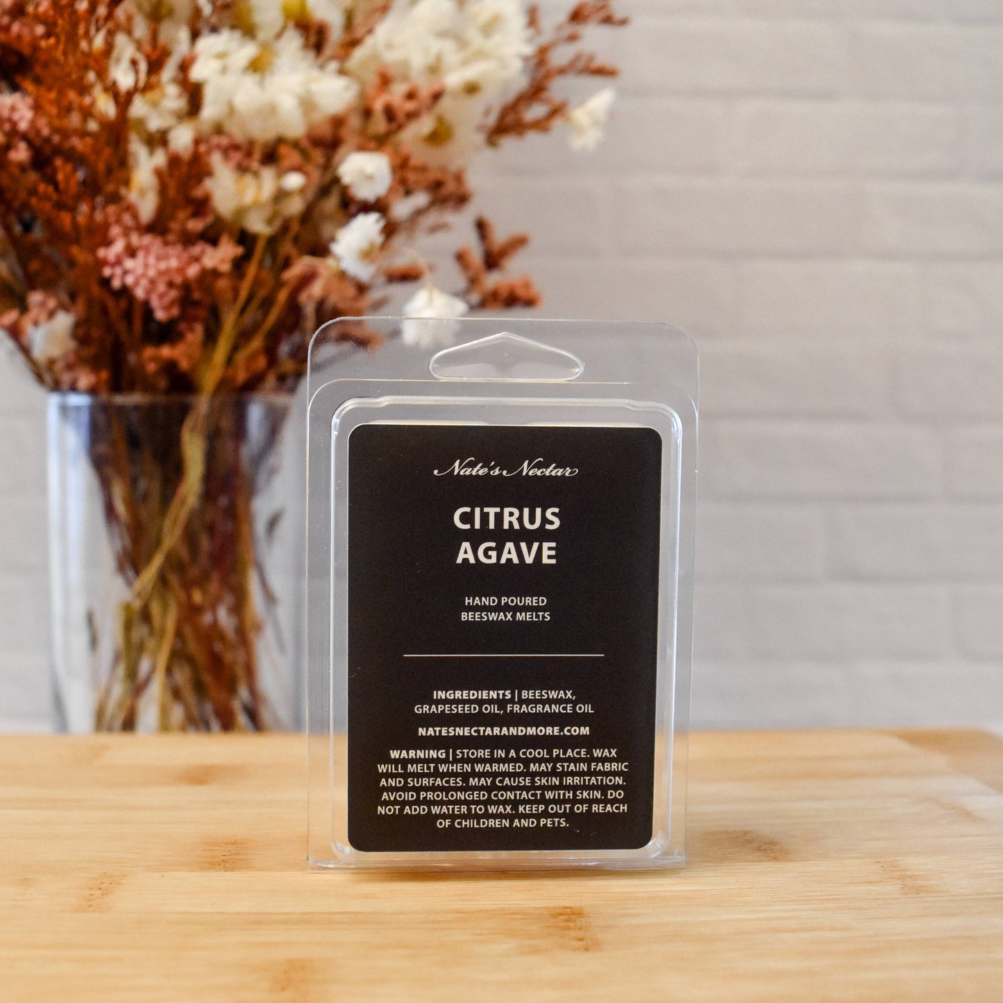 Citrus Agave Beeswax Candle