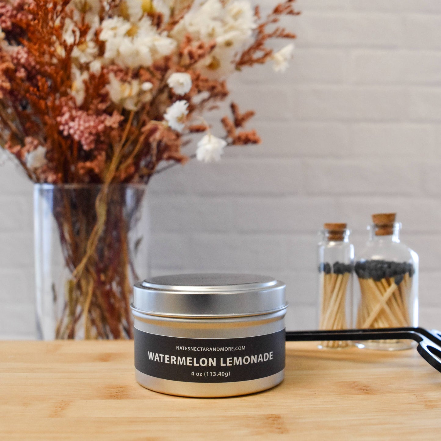 Watermelon Lemonade Beeswax Candle