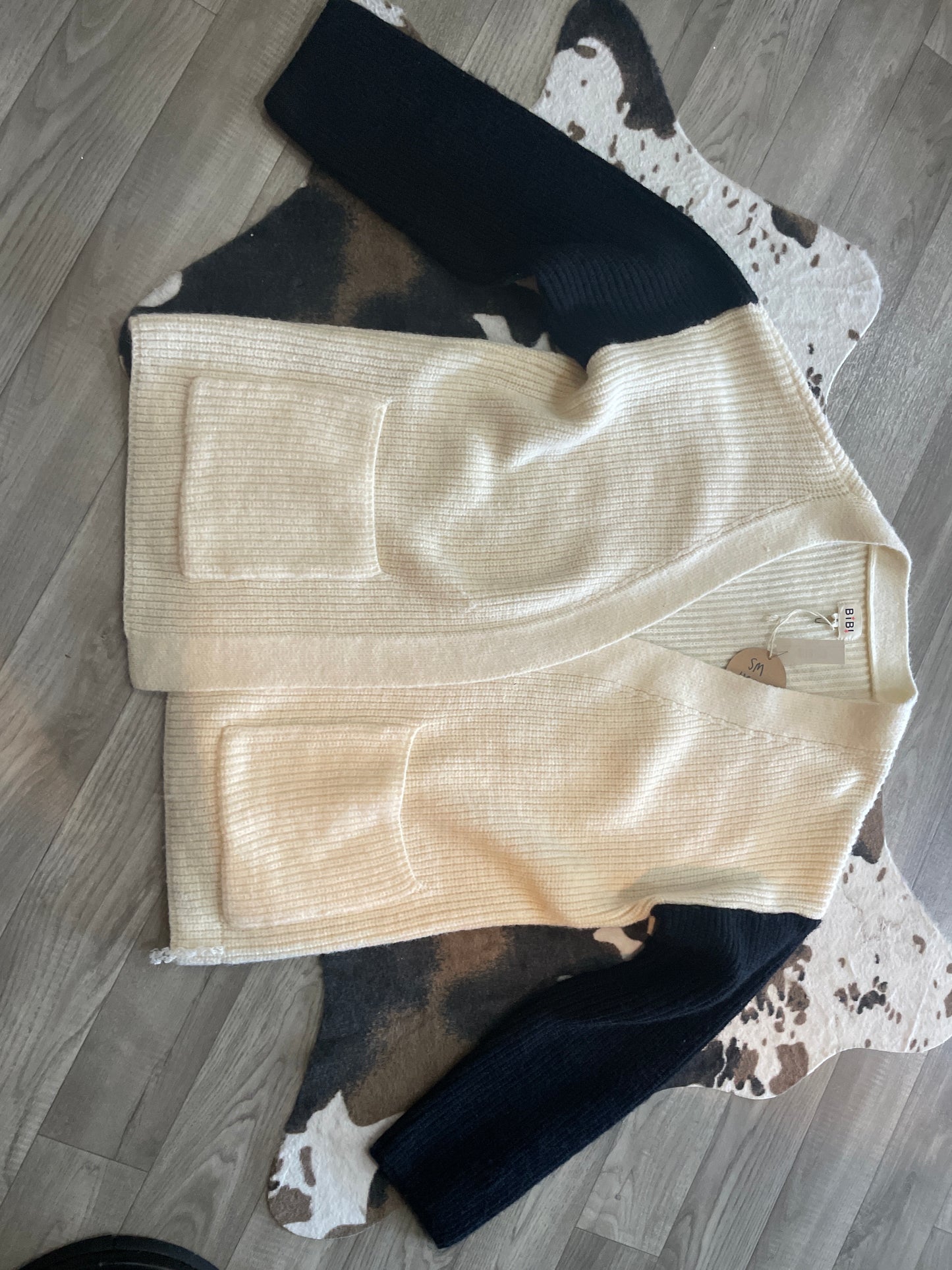 Black and White Cardigan