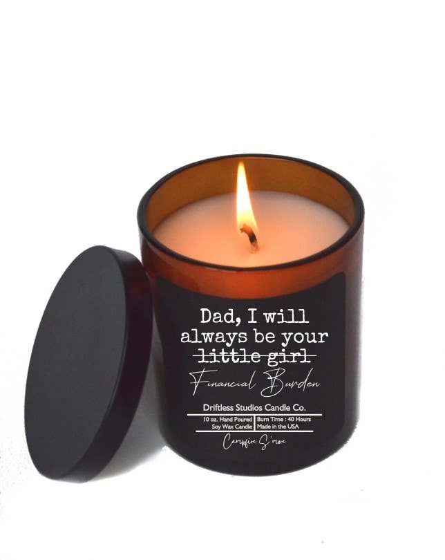 Financial Burden Fathers Day Gifts Candle - Soy Wax Candles