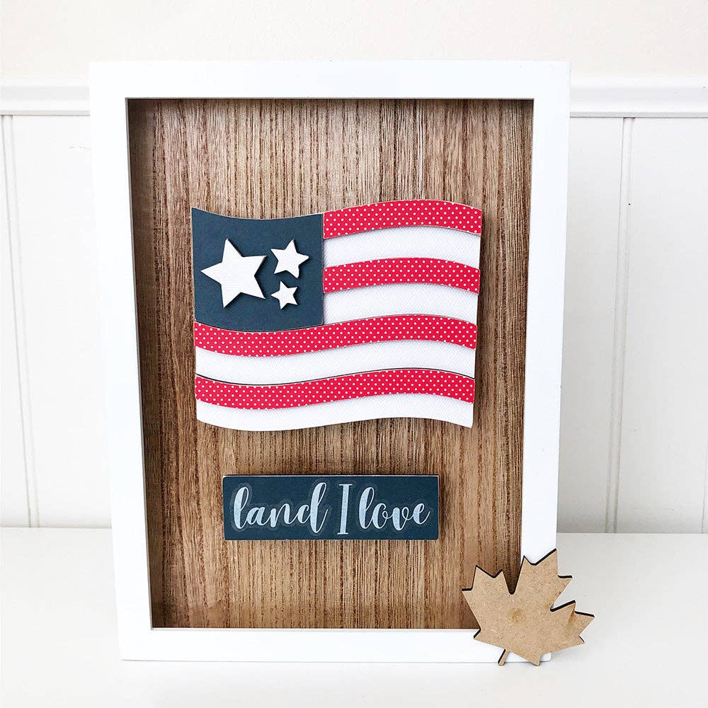Foundations Decor Simply Framed - Land I Love DIY kit