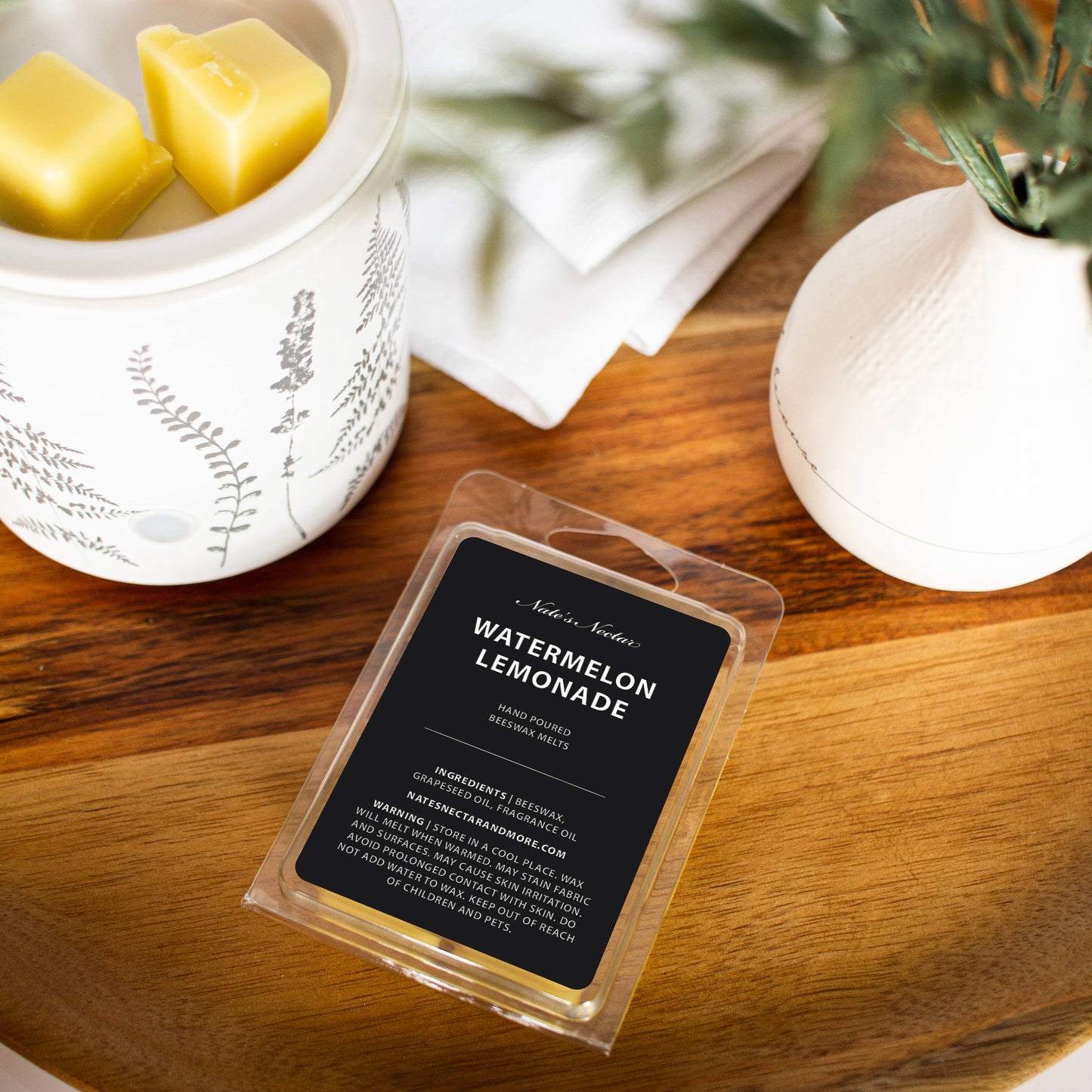 Watermelon Lemonade Beeswax Candle