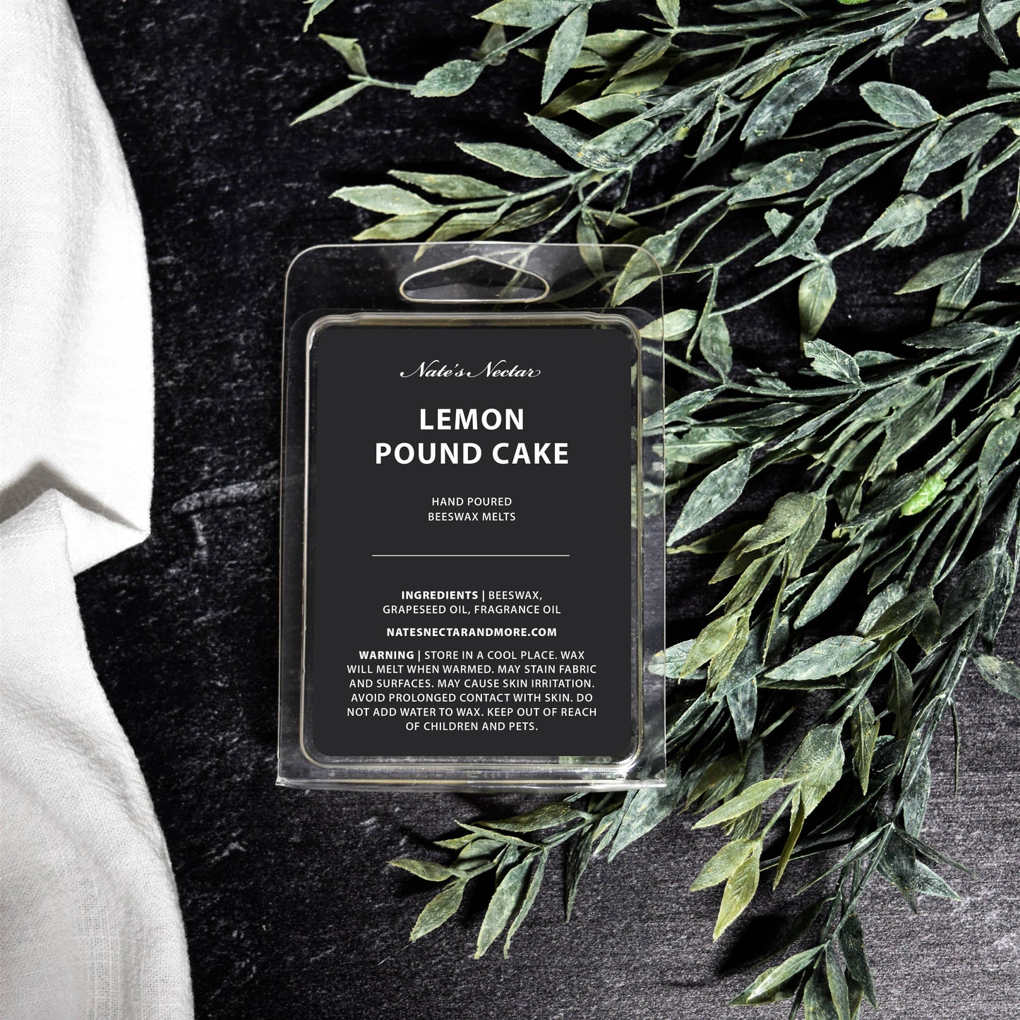 Lemon Pound Cake Beeswax Candle