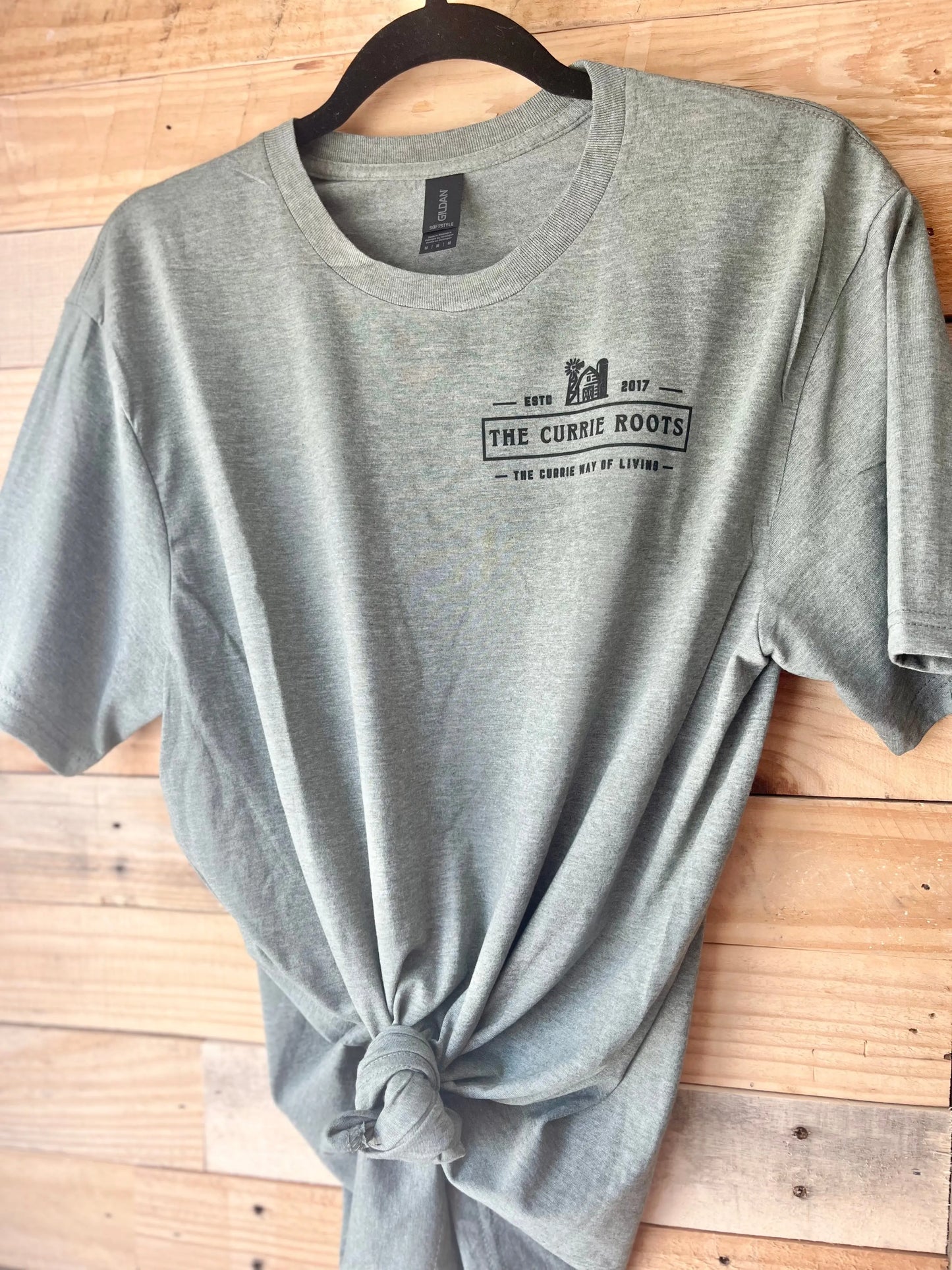 The Currie Roots Logo Shirts