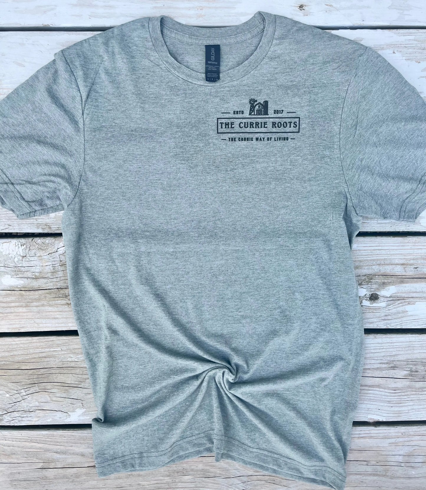 The Currie Roots Logo Shirts