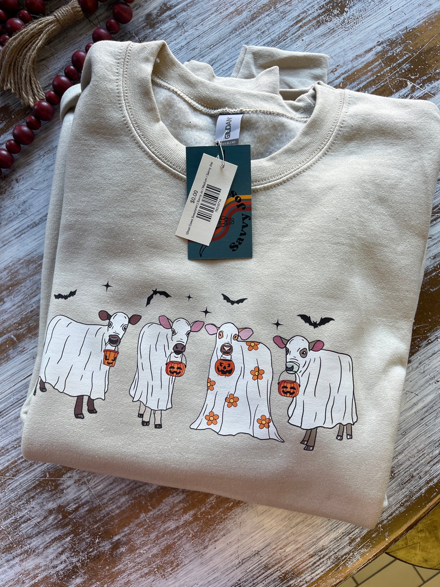 Ghost Cows Sweatshirt | Savvy Jo