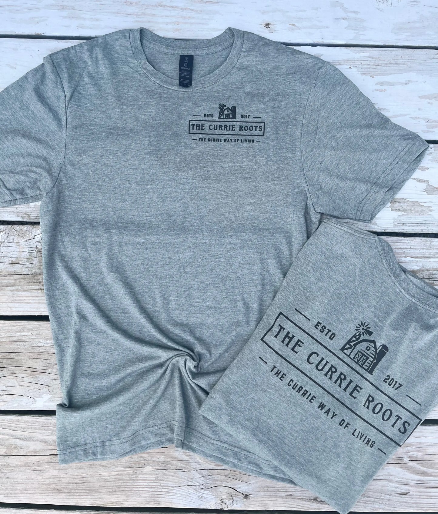 The Currie Roots Logo Shirts