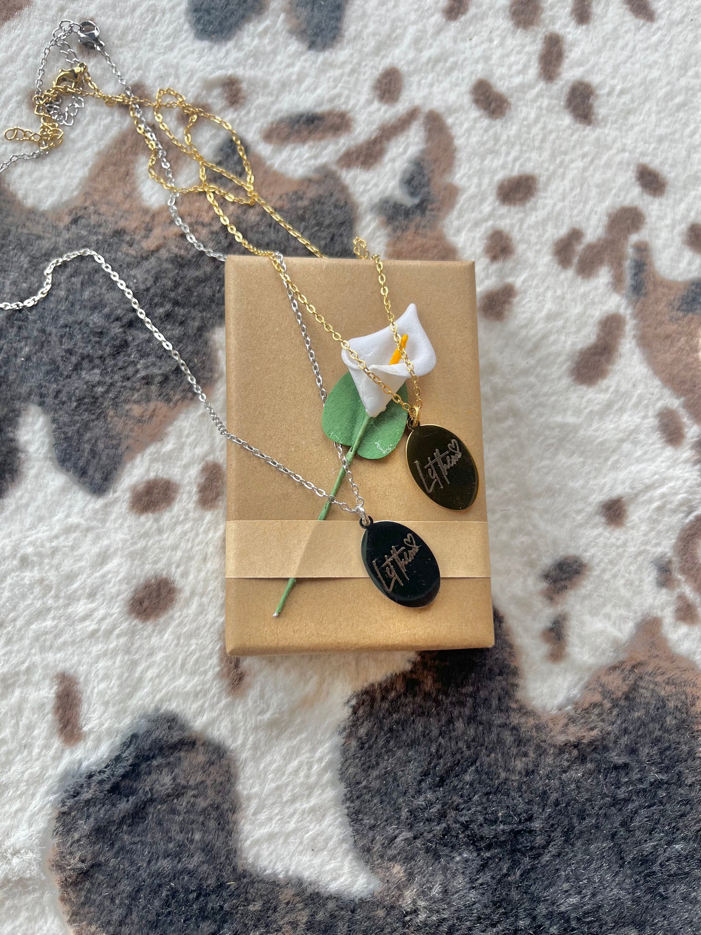 "Let Them" Necklace | Laser Engraved