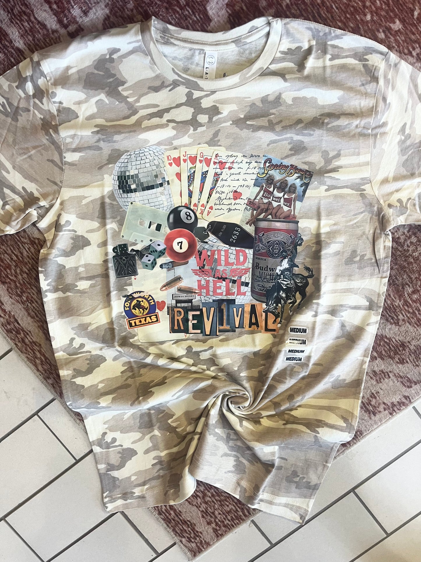 Wild As Hell Collage Graphic Tee