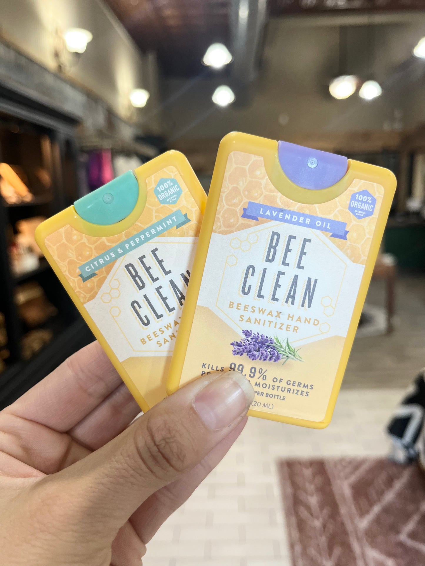 Bee Clean Organic Beeswax Hand Sanitizer