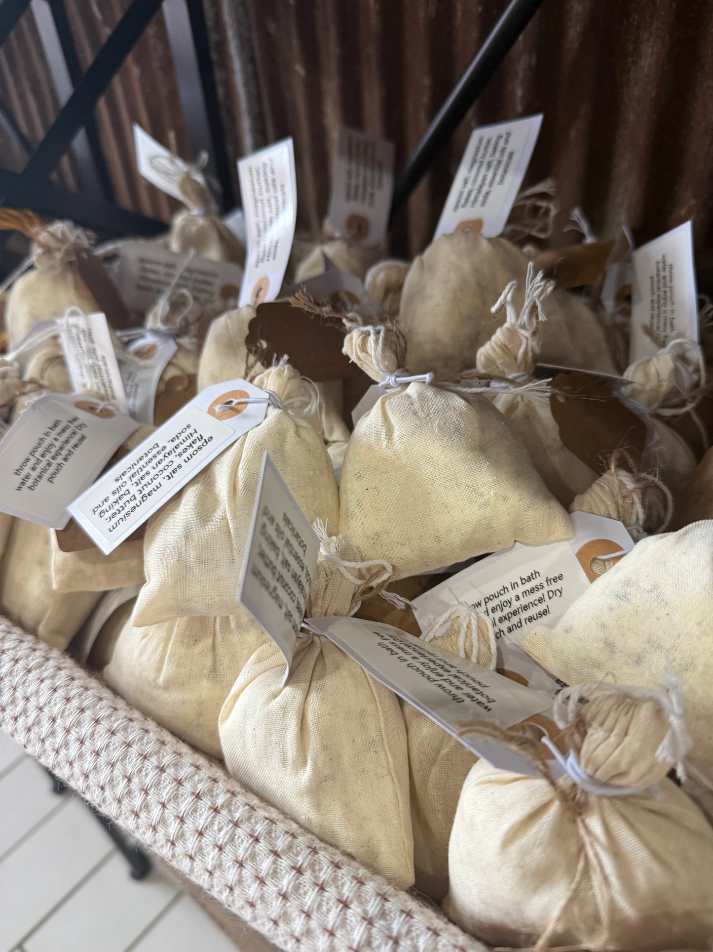 Bath Salt Pouches