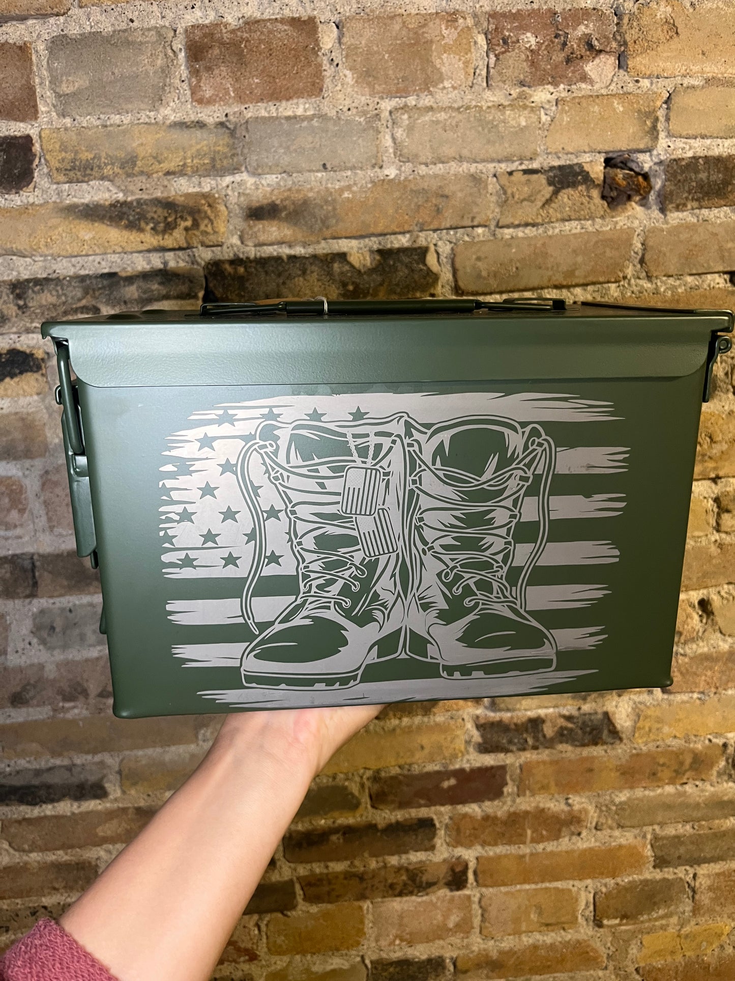 Engraved Ammo Storage Box
