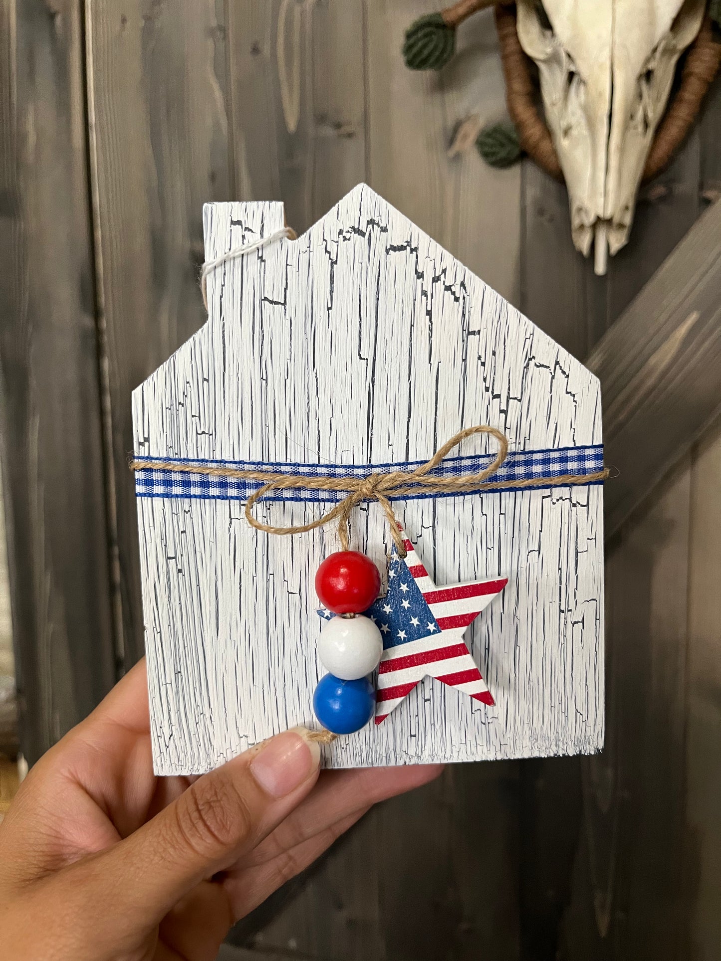 Patriotic Shelf Decor