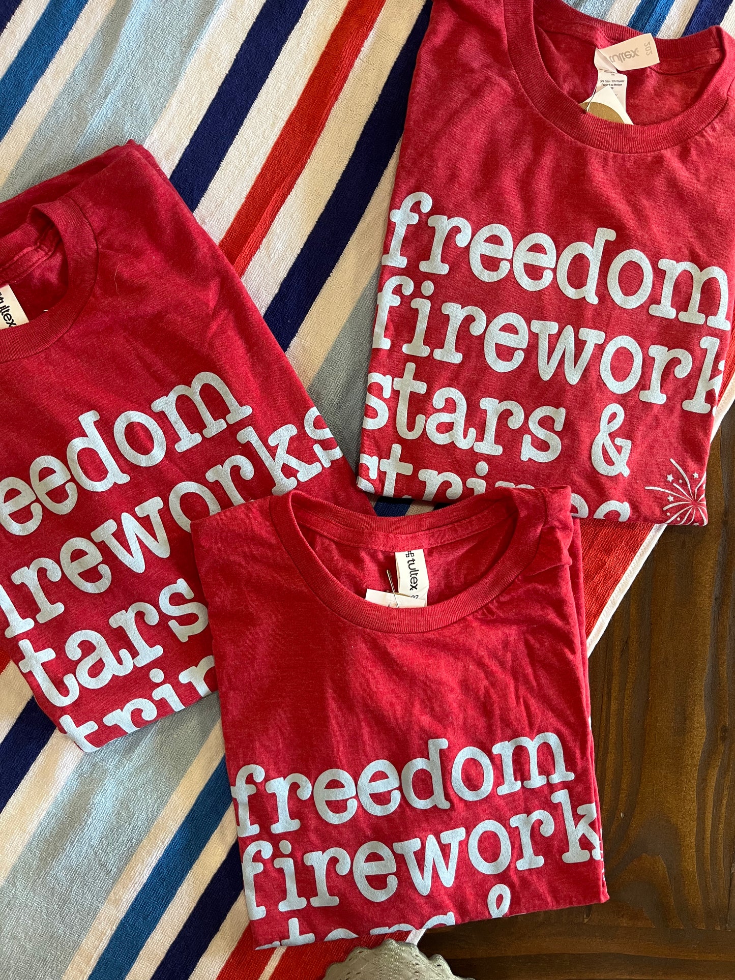 Freedom Fireworks Stars & Stripes America Tee | Hazel & Grace Boutique