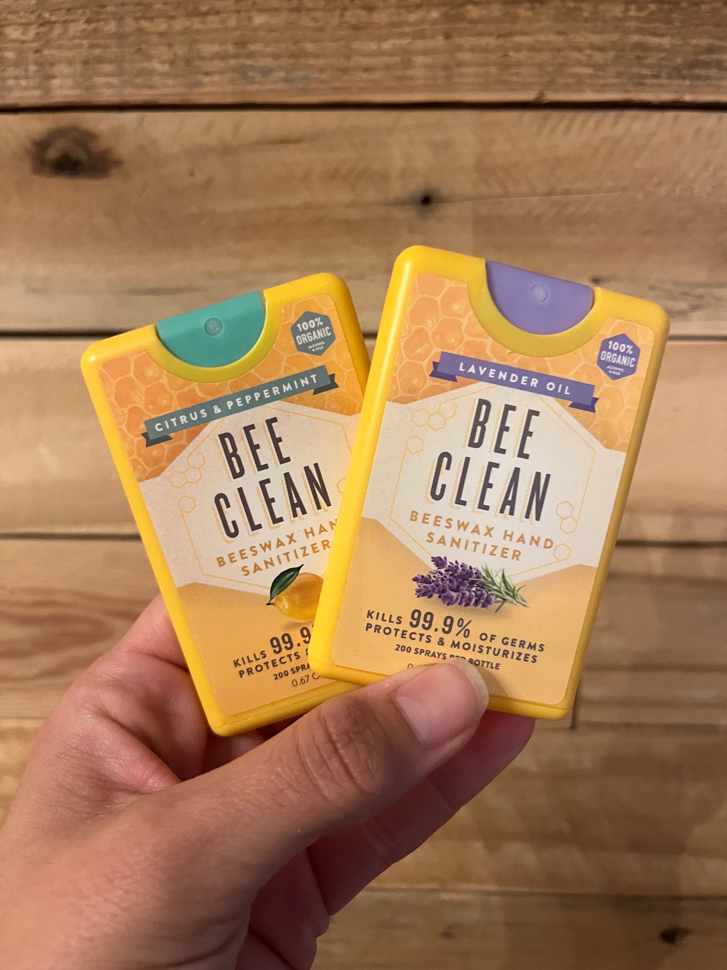 Bee Clean Organic Beeswax Hand Sanitizer