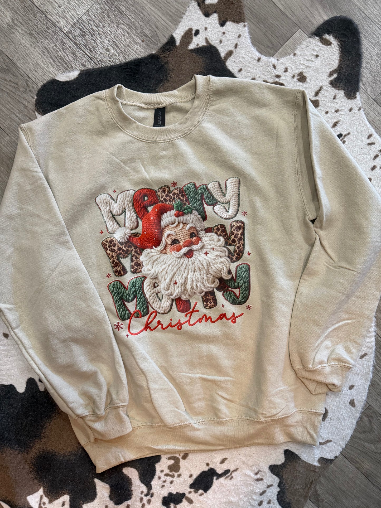 Merry Merry Merry Christmas Sweatshirt | Savvy Jo