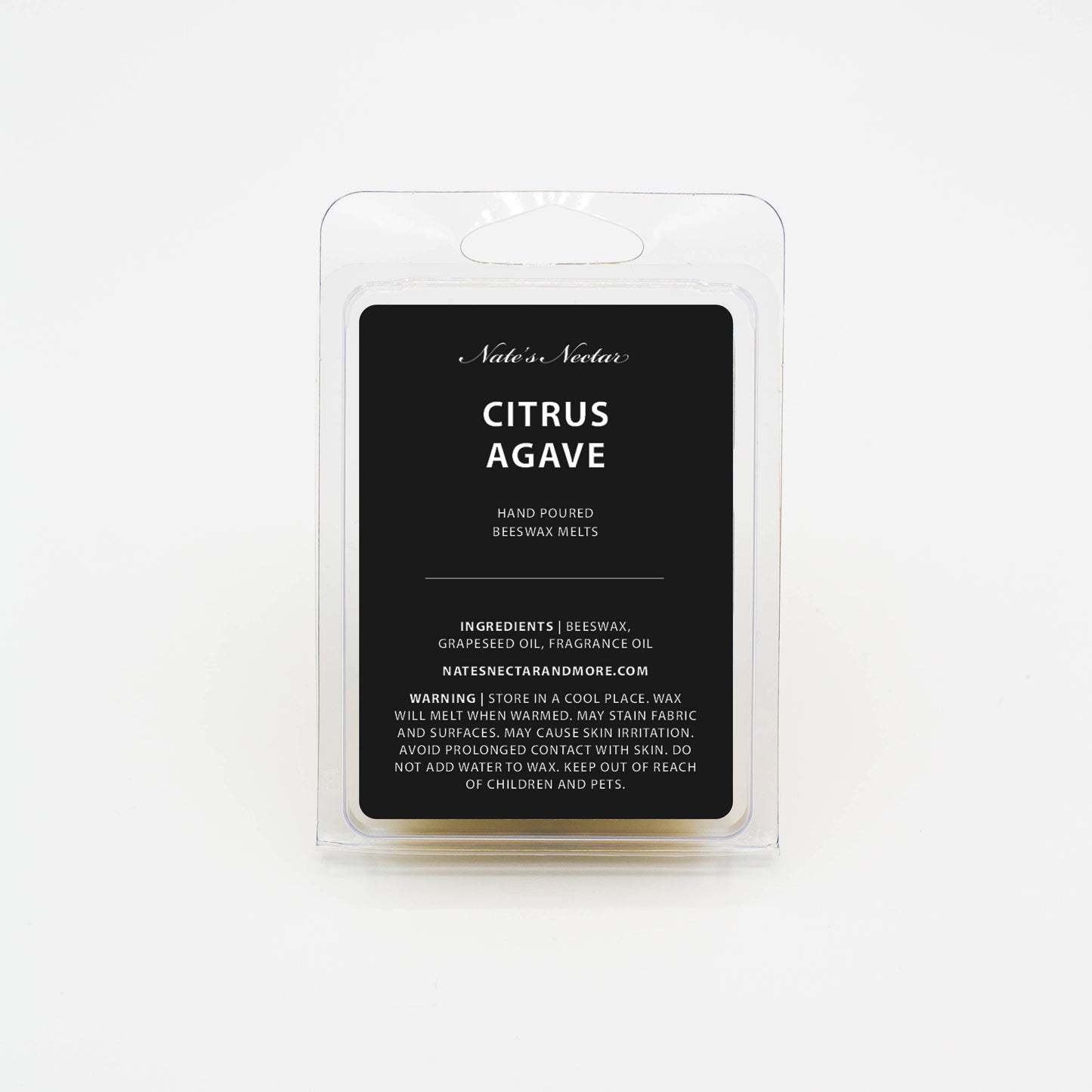 Citrus Agave Beeswax Candle