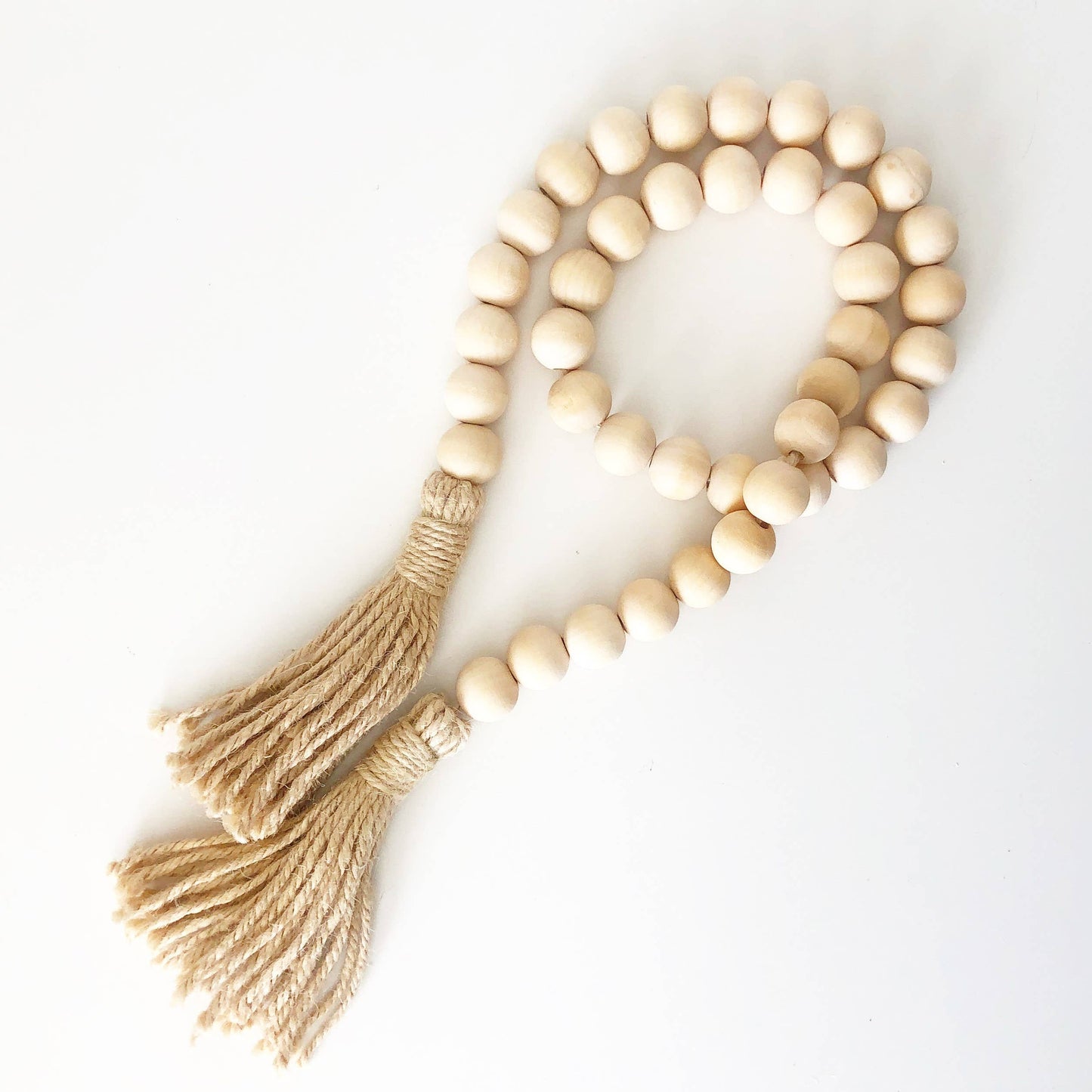 Wood Bead Garlands - classic colors and shapes
