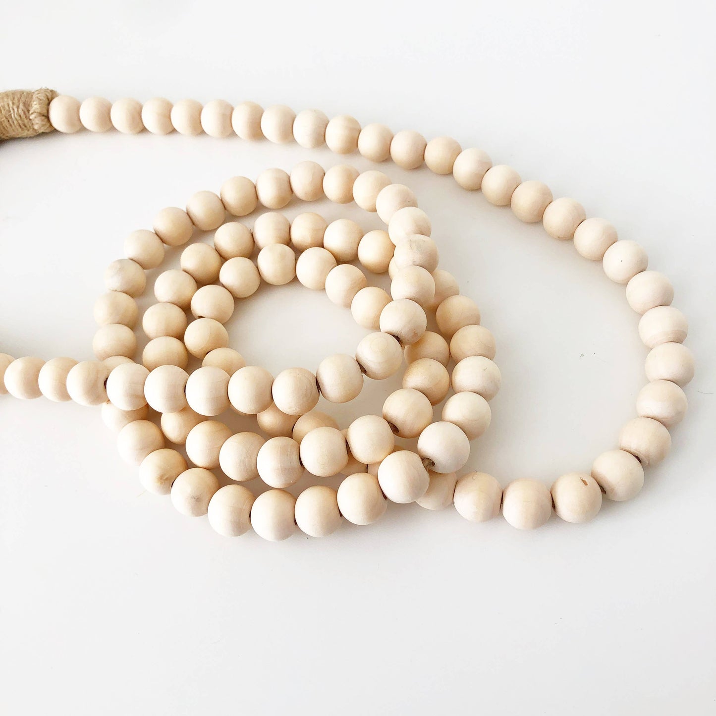 Wood Bead Garlands - classic colors and shapes