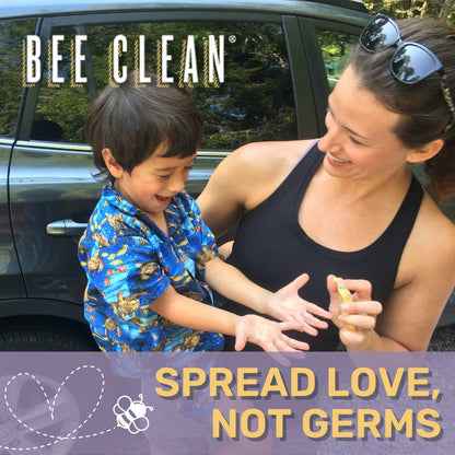 Bee Clean Organic Beeswax Hand Sanitizer - 12 pack
