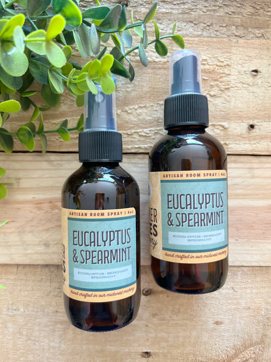 Eucalyptus & Spearmint Artisan Room Spray | 4 oz