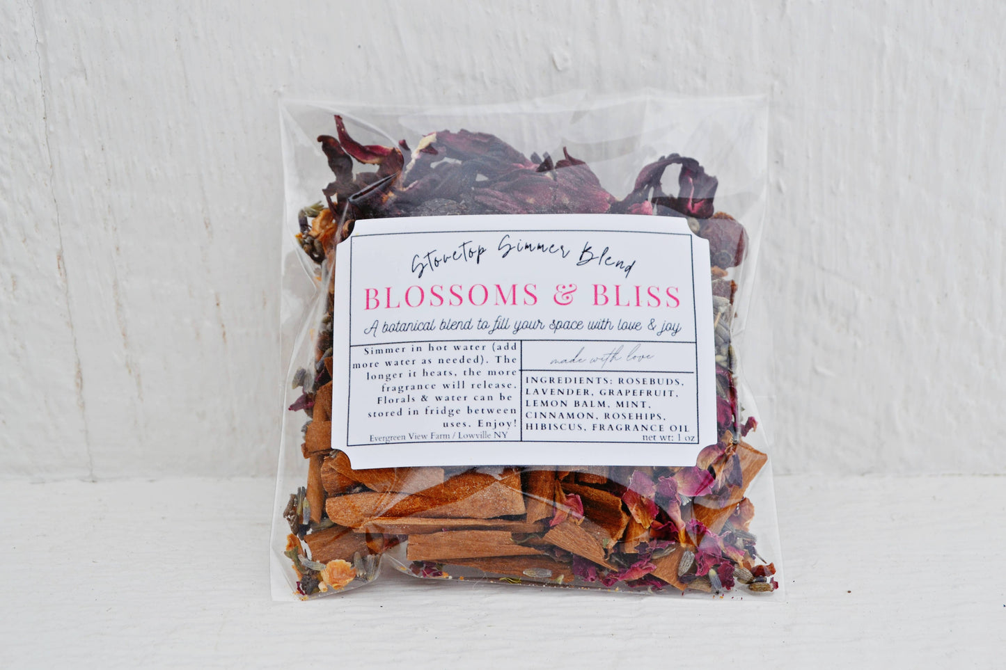 Simmer Pot Kit Valentine's Day Floral Botanic Spring Summer