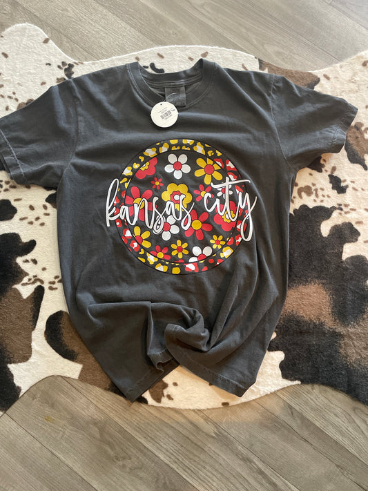 Kansas City Flower Tshirt/ Hazel & Grace