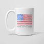 Local Town American Flag Custom USA City Mug