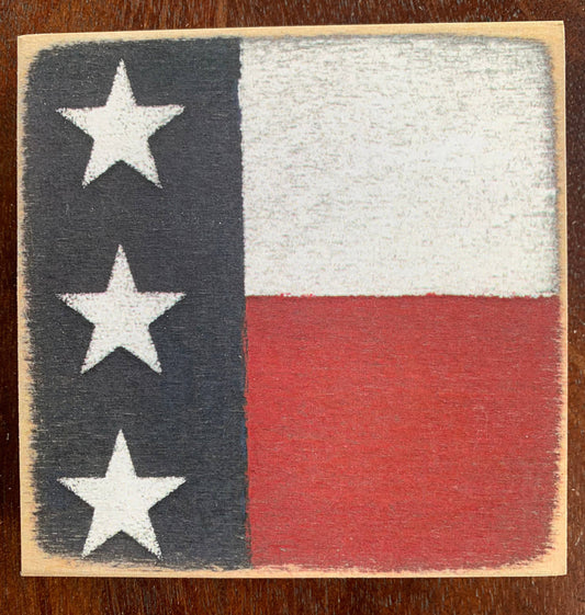 Three Stars Flag | Home Decor | Wooden