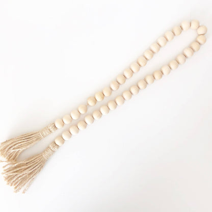 Wood Bead Garlands - classic colors and shapes