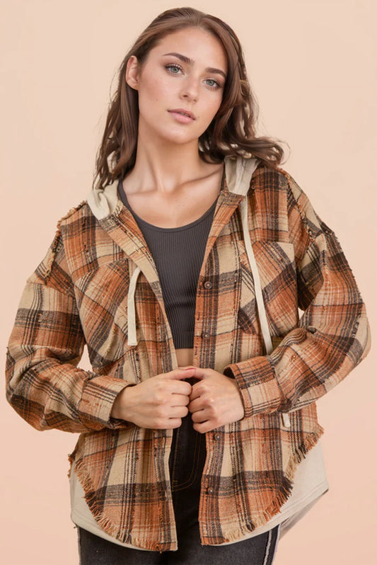 Cozy Season Hooded Flannel | Muddy Creek