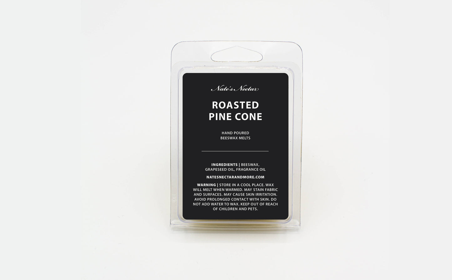 Roasted Pine Cone Beeswax Candle