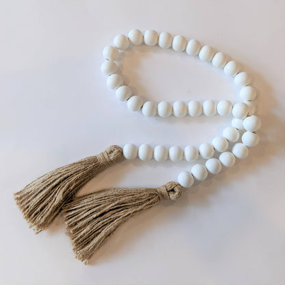 Wood Bead Garlands - classic colors and shapes