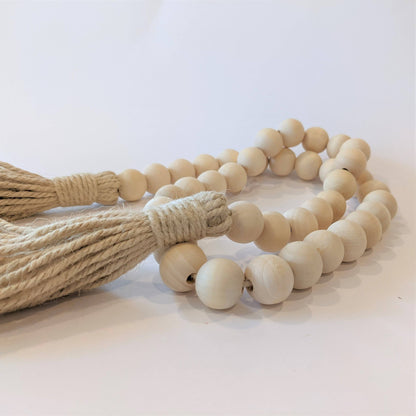 Wood Bead Garlands - classic colors and shapes