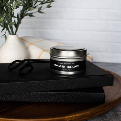 Roasted Pine Cone Beeswax Candle