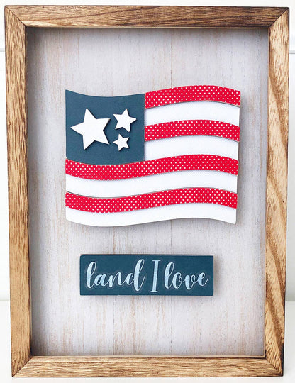 Foundations Decor Simply Framed - Land I Love DIY kit