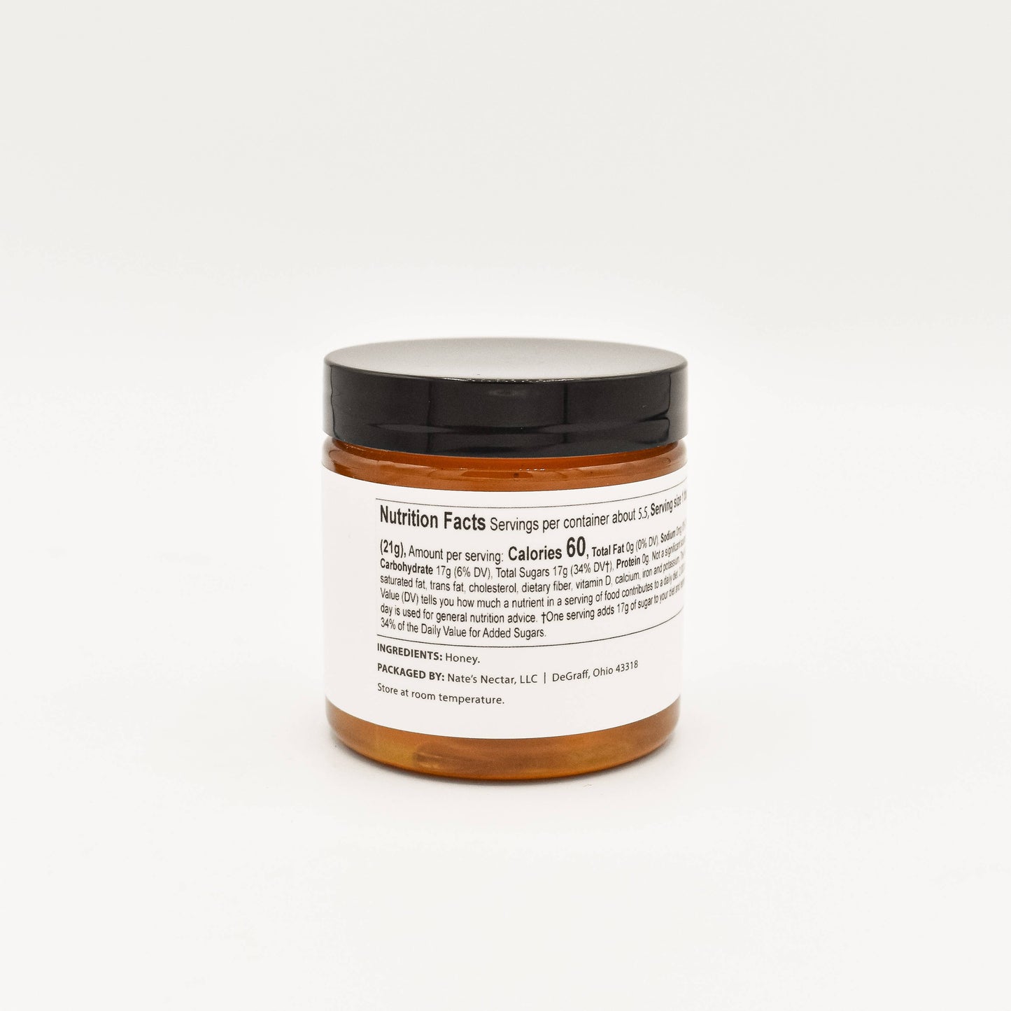 Natural Raw Honey, 6 oz Jar