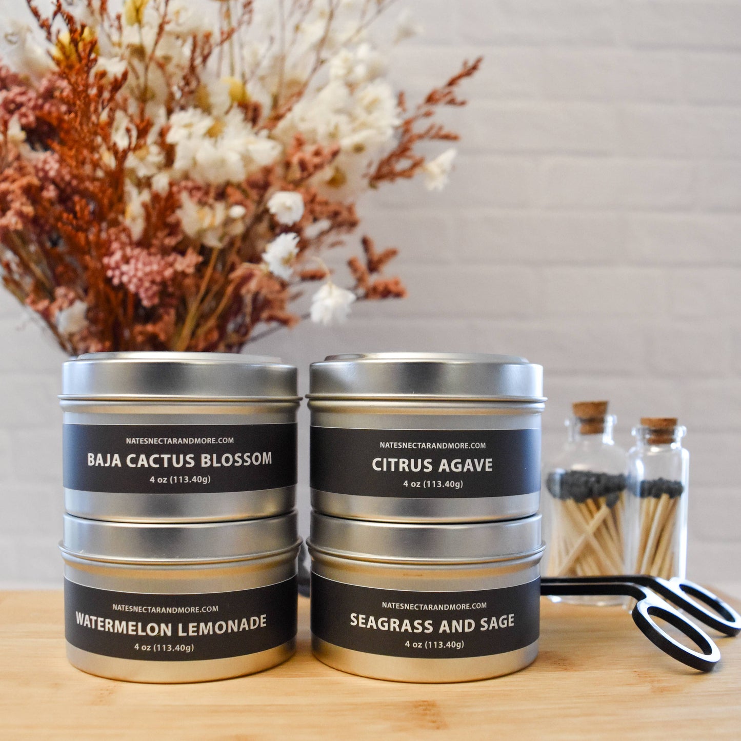 Citrus Agave Beeswax Candle