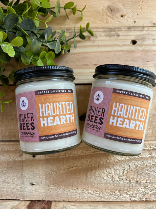 Haunted Hearth Artisan Candles | 7 oz | Spooky Collection