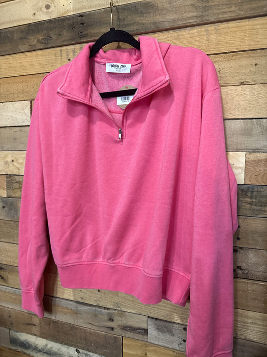 Half=Sized Pink Pull Over | Hazel & Grace Boutique