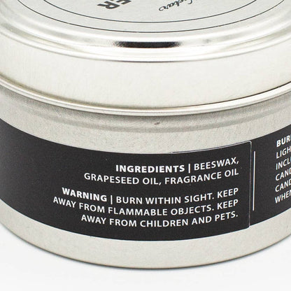 Roasted Pine Cone Beeswax Candle