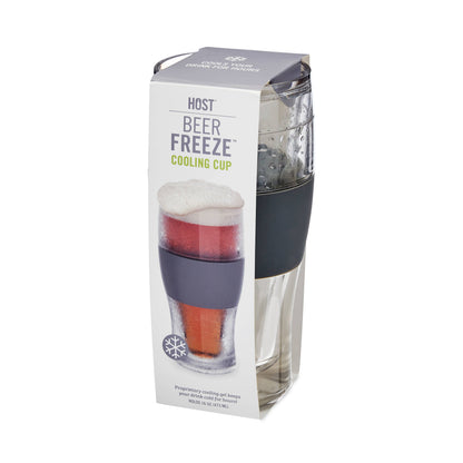 Beer FREEZE™ Cooling Cup Insulated w/ Cooling Gel - Gray