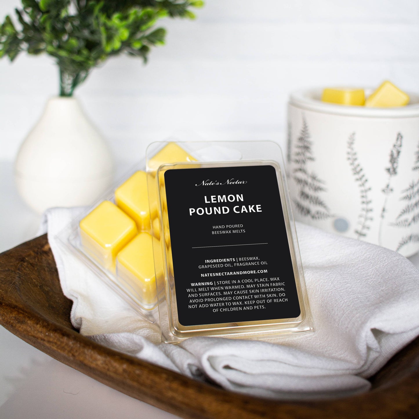 Lemon Pound Cake Beeswax Candle